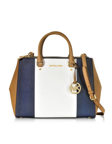 michael kors sutton large color block|Bags .